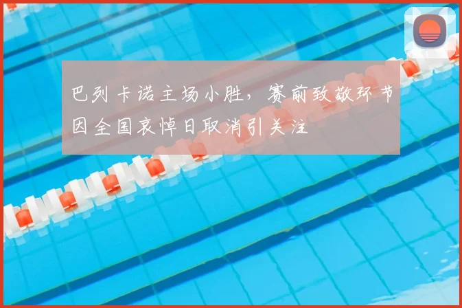 巴列卡诺主场小胜，赛前致敬环节因全国哀悼日取消引关注